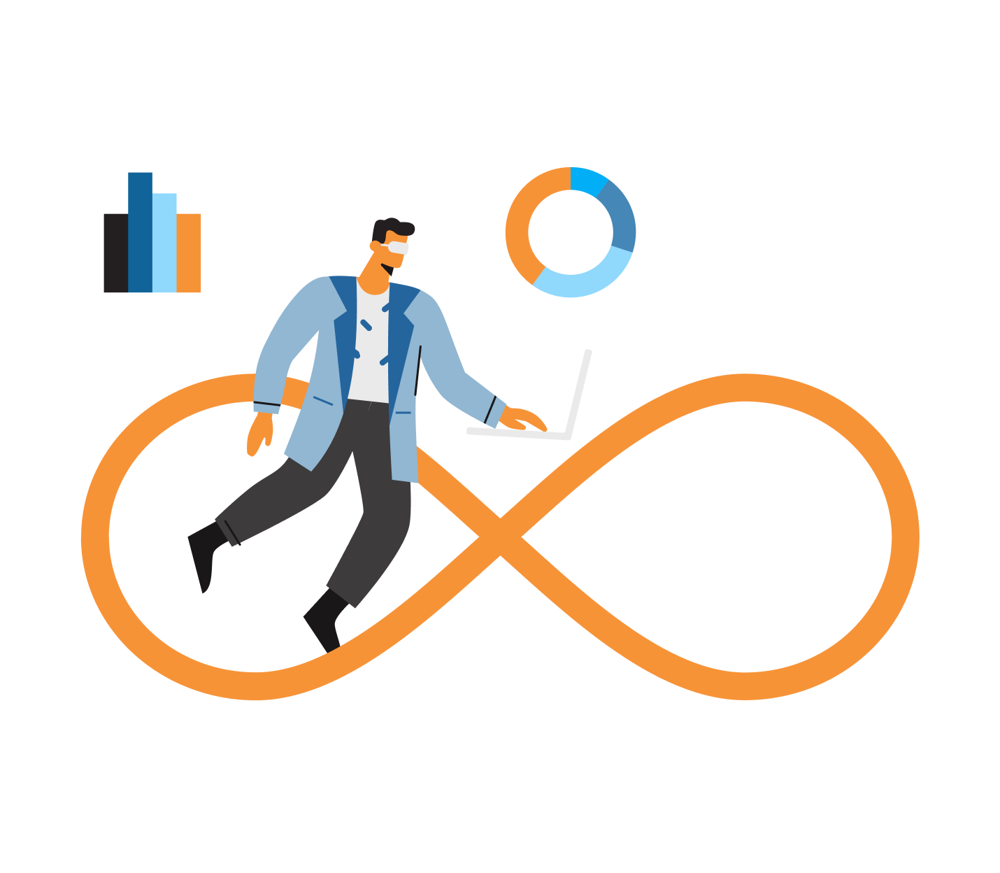 Monitor Your Business_illustratiion Monitor Your Business_illustratiion